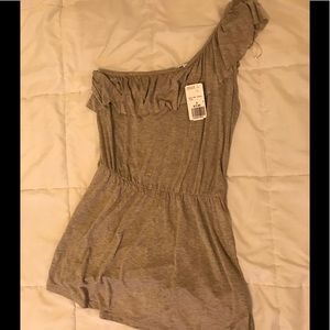 One shoulder tank